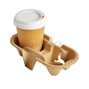 Porte-gobelets en carton pour 2 tasses – 100 unités