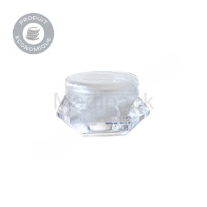 Petits pots cosmétiques économiques en cristal transparent - 5g