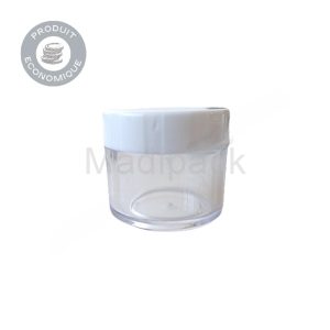 Petits pots cosmétiques transparents