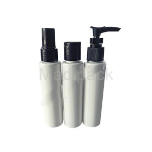 Bouteille en plastique blanc opaque - 100 ml