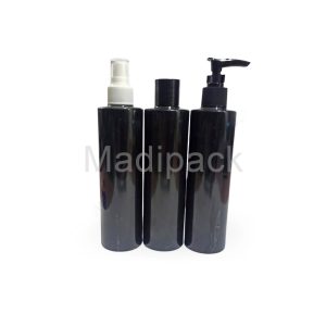 Bouteille en plastique noir opaque - 250 ml