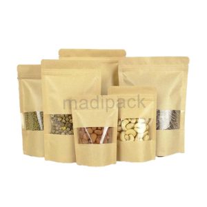 Doypack® kraft avec Fenêtre