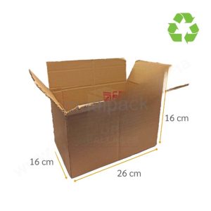 Boîte Carton Reconditionnée - 25 x 16 x 16 cm