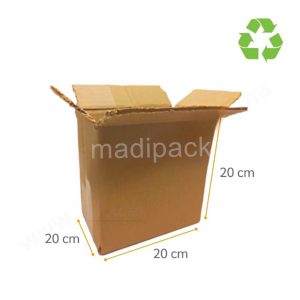 Boîte Carton Reconditionnée - 20 x 20 x 20 cm