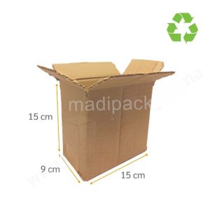 Boîte Carton Reconditionnée - 15x9x15 cm