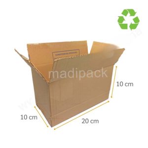 Boîte Carton Reconditionnée - 20x10x10 cm