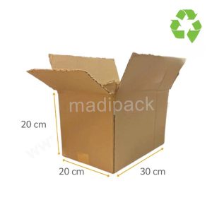 Boîte Carton Reconditionnée - 30x20x20 cm