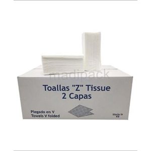 Papier entrelacé ZIG ZAG, 100% Pâte vierge extra blanche