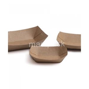 Barquette kraft ingraissable biodégradable