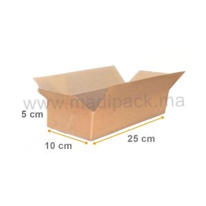 Carton Caisse - 25x10x5 cm