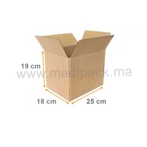 Carton Caisse - 25x18x19 cm