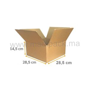 Carton Caisse - 28,5x28,5x14,5 cm