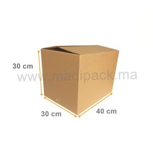 Carton Caisse - 40x30x30 cm