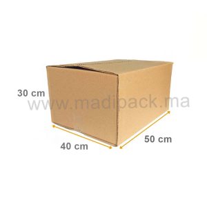 Caisse Carton - 50x40x30 cm