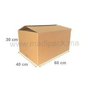Boîte en carton - 60x40x30 cm