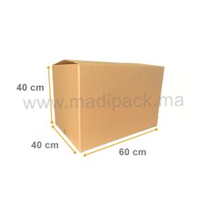 Carton Caisse - 60x40x40 cm